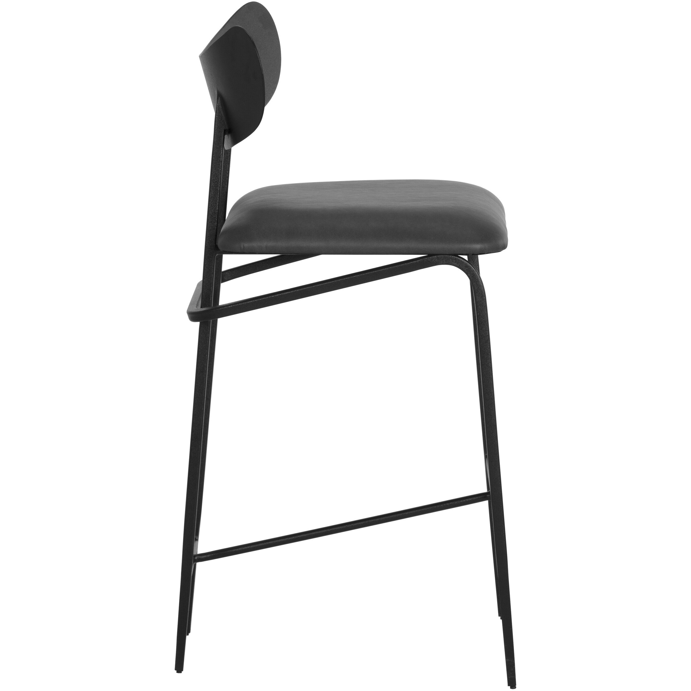 Gibbons 36 inch Black / Bravo Portabella Counter Stool